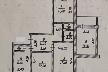 4-к квартира, 78,3 м², 10/10 эт.