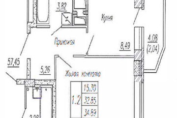 1-к квартира, 37 м², 12/24 эт.