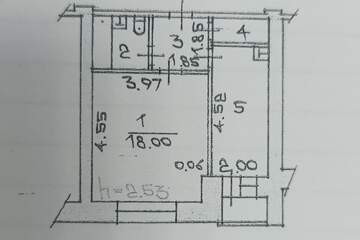 1-к квартира, 35,7 м², 9/9 эт.