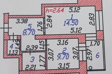 1-к квартира, 38,5 м², 8/11 эт.