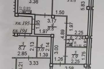 2-к квартира, 65,8 м², 9/9 эт.
